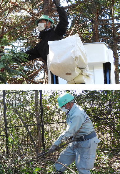 造園作業員の仕事について​